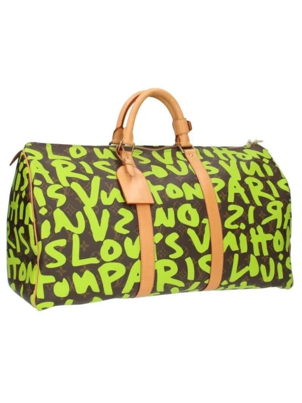 Louis Vuitton Keepall 50 Graffiti Veil Boston Bag